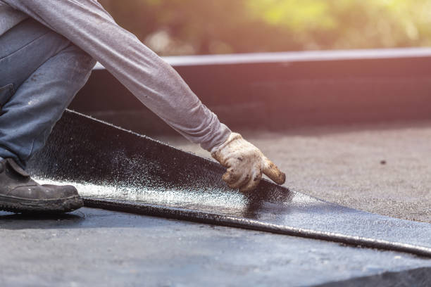 Professional Basement Waterproofing technician working in Flag Pond, TN